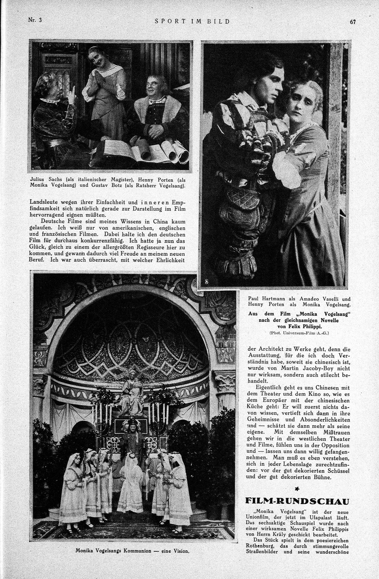 Sport im Bild, Jahrgang26, Heft 3, 16. Januar 1920